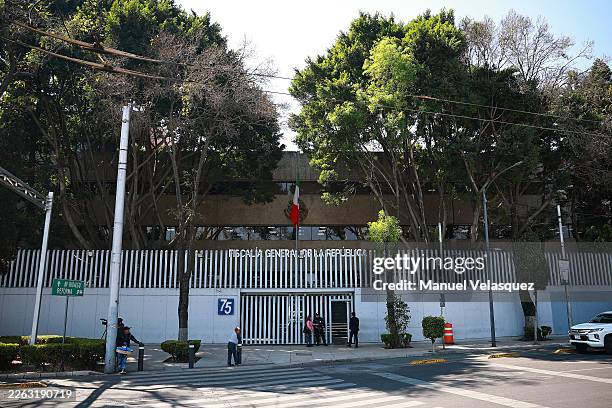 Fachada de la Fiscalía General de la República en la Ciudad de México